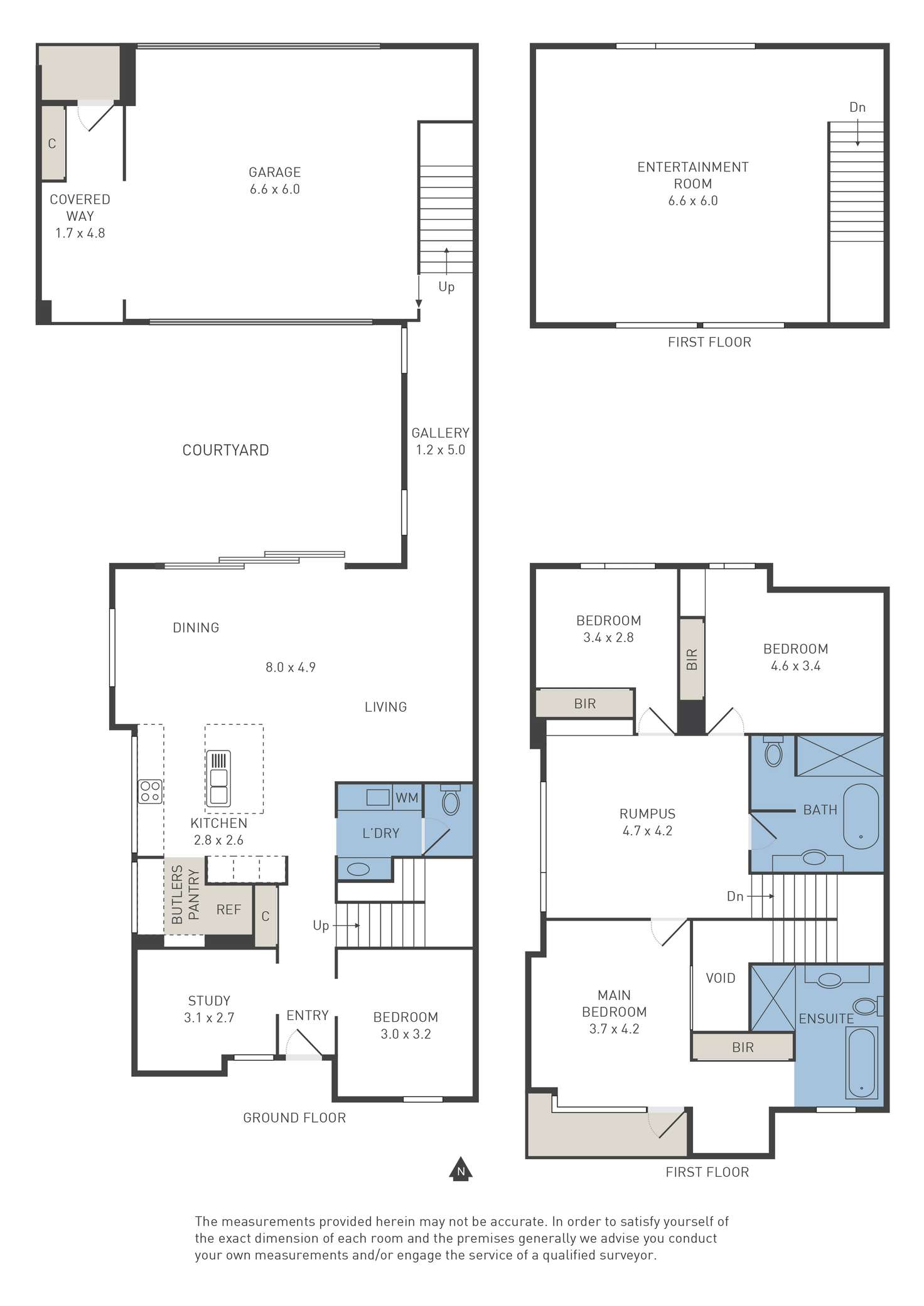 Floorplan of Homely townhouse listing, 48 Bursaria Drive, Caroline Springs VIC 3023