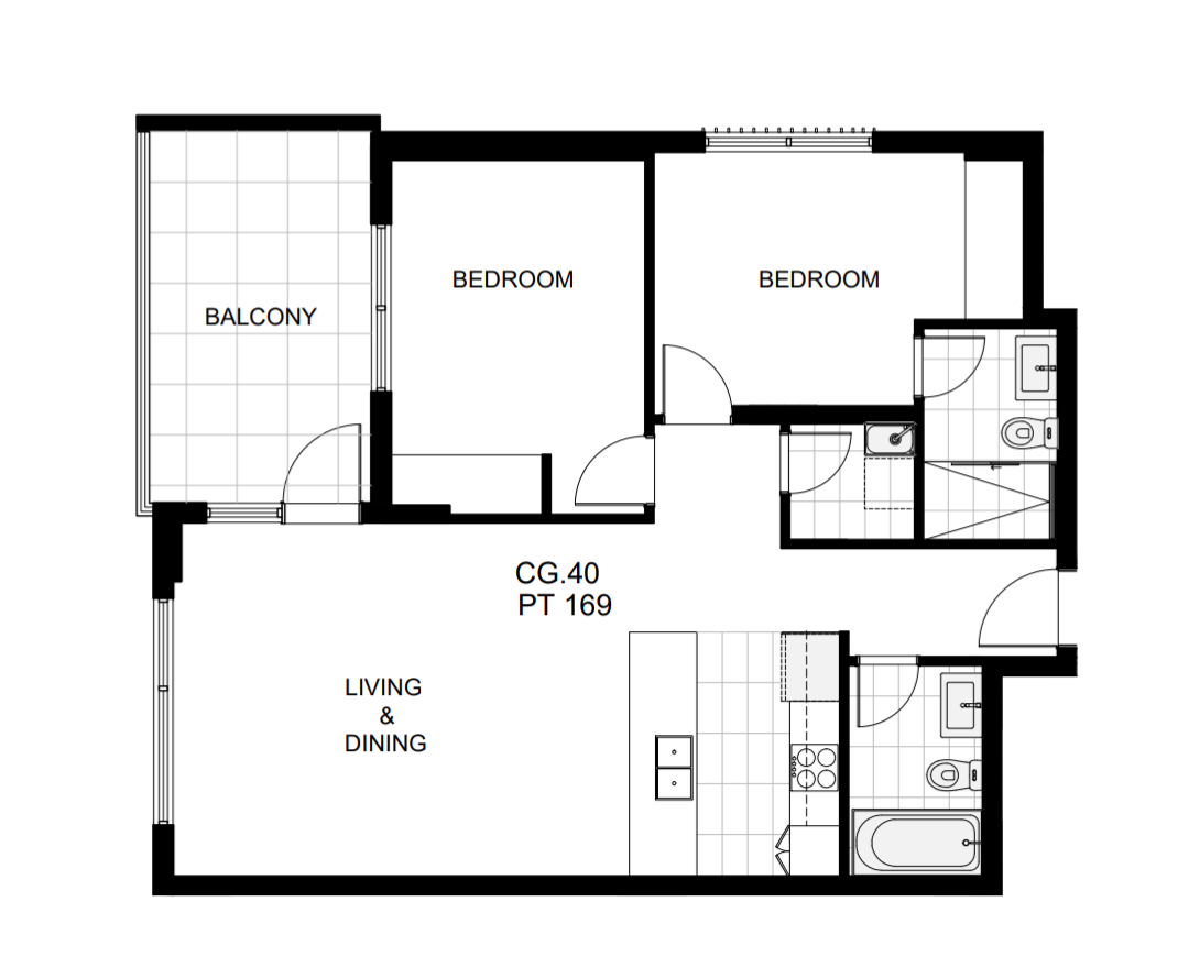 Floorplan of Homely apartment listing, G14/129A Jerralong Drive, Schofields NSW 2762