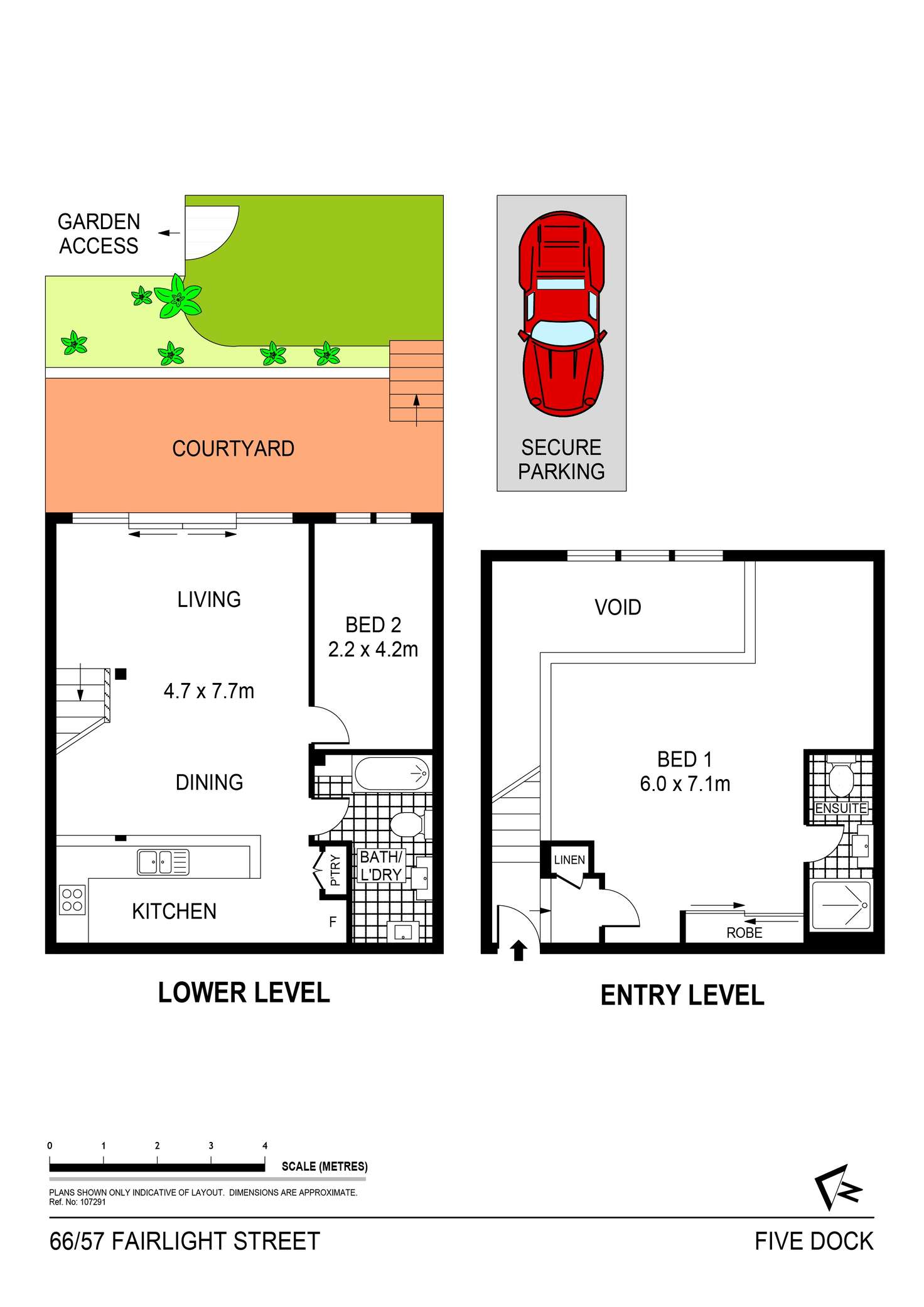 Floorplan of Homely apartment listing, 66/57-63 Fairlight Street, Five Dock NSW 2046