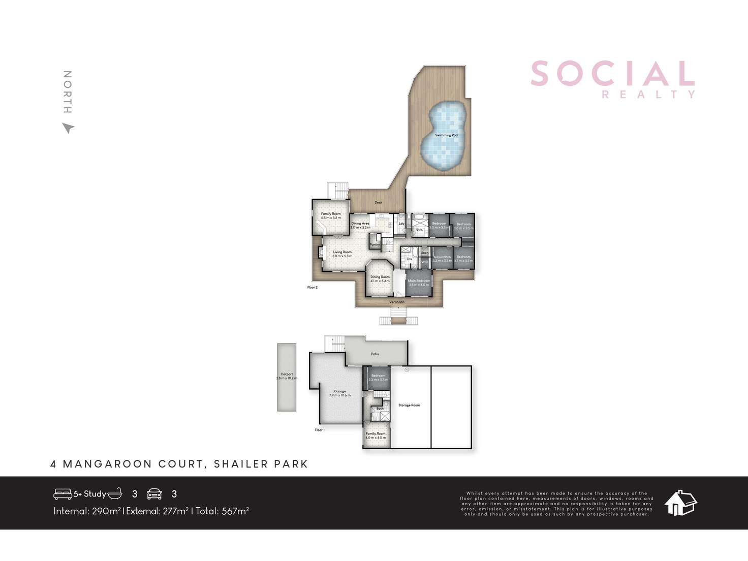 Floorplan of Homely house listing, 4 Mangaroon Court, Shailer Park QLD 4128