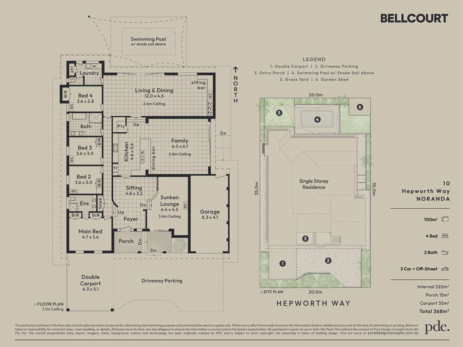 Floorplan of Homely house listing, 10 Hepworth Way, Noranda WA 6062