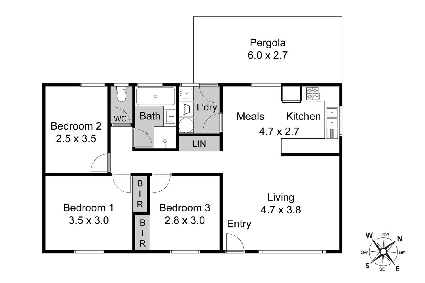 Floorplan of Homely house listing, 1 Darling Court, Hampton Park VIC 3976