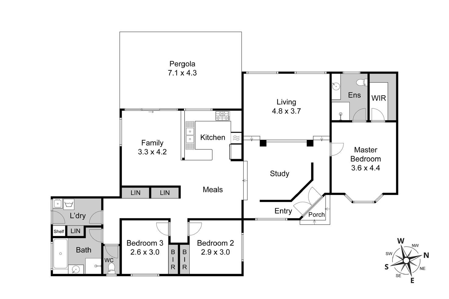 Floorplan of Homely house listing, 12 Jasper Court, Hampton Park VIC 3976