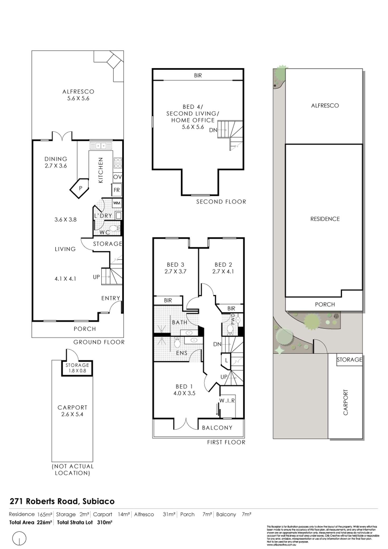 Floorplan of Homely house listing, 271 Roberts Road, Subiaco WA 6008