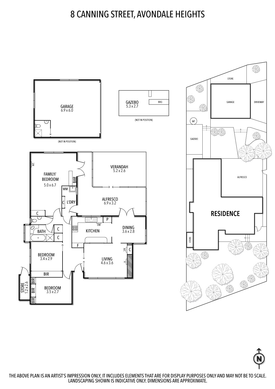 Floorplan of Homely house listing, 8 Canning Street, Avondale Heights VIC 3034
