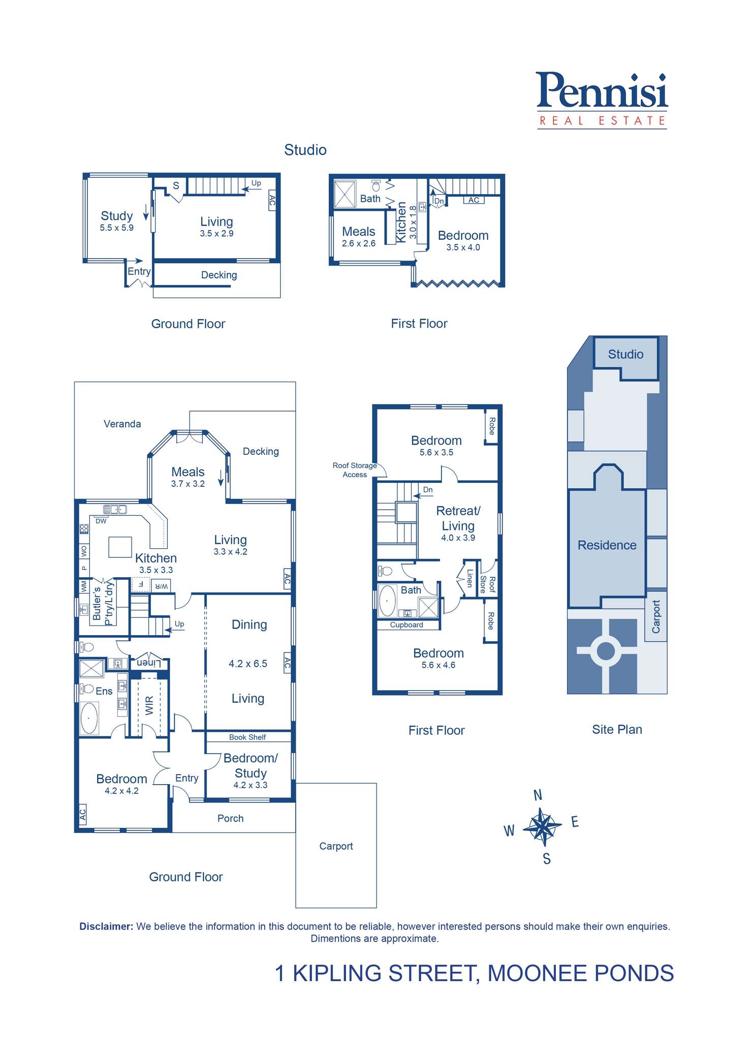 Floorplan of Homely house listing, 1 Kipling Street, Moonee Ponds VIC 3039