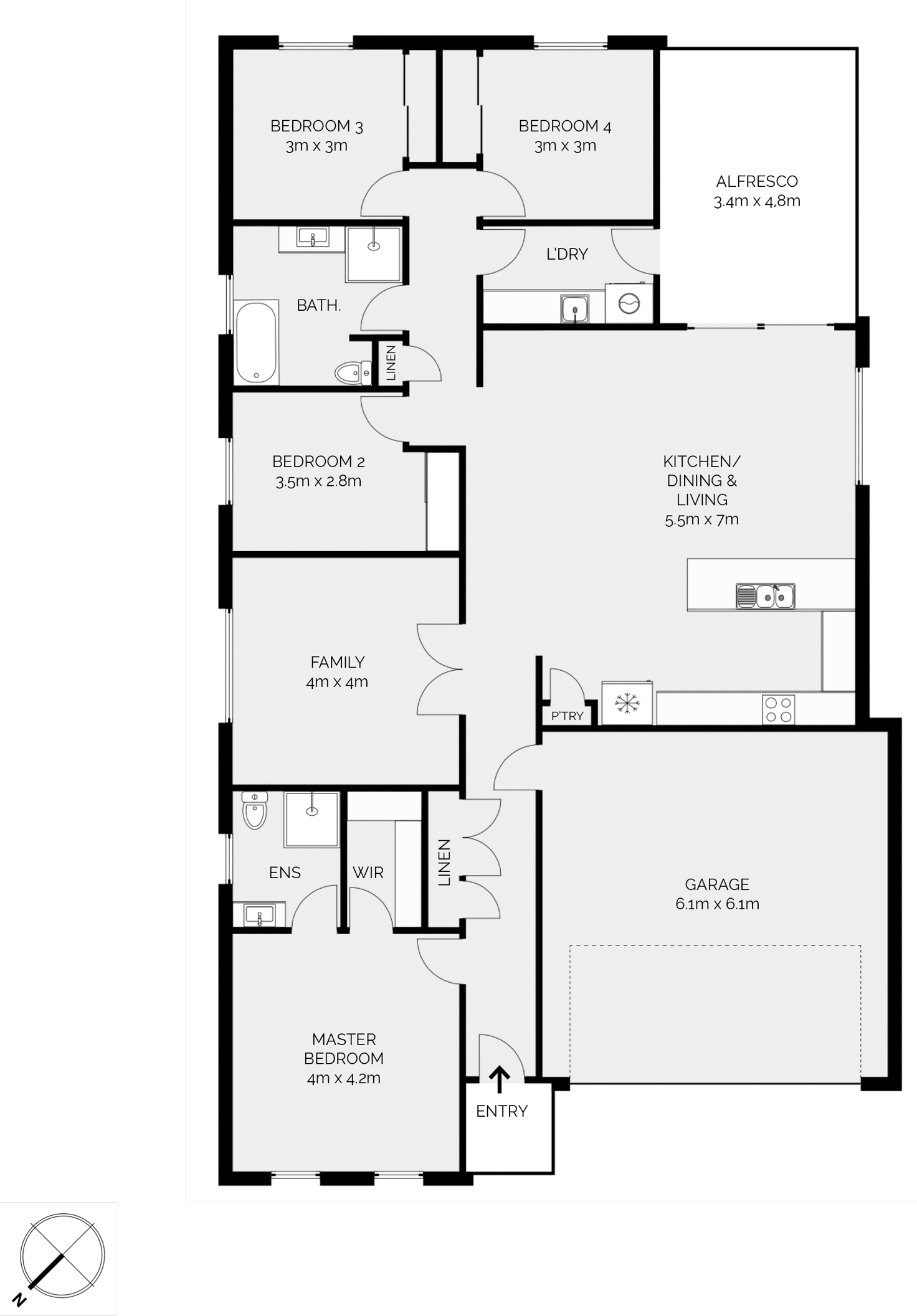 Floorplan of Homely house listing, 4 Yellow Box Place, Gormans Hill NSW 2795