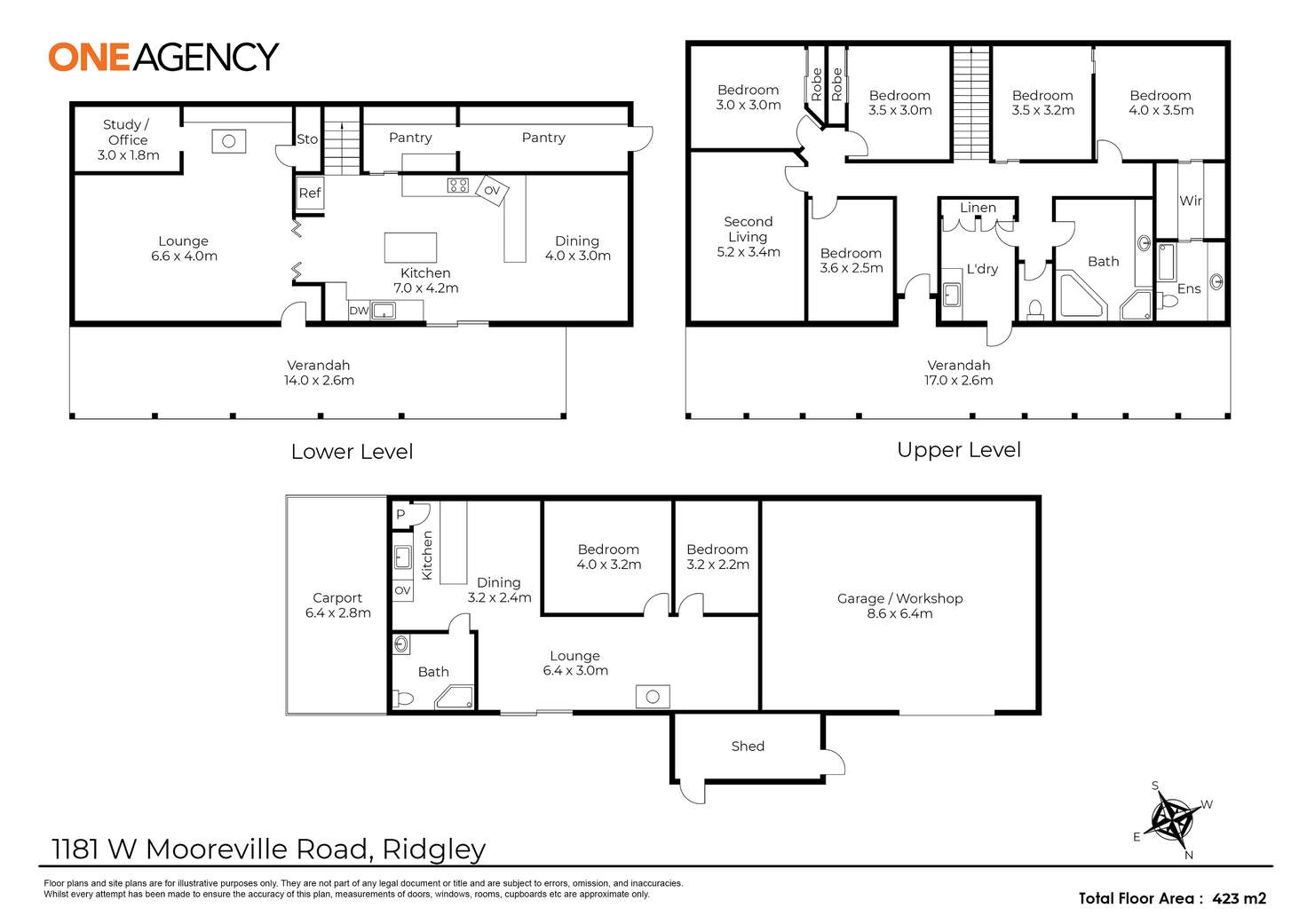 Floorplan of Homely house listing, 1181 West Mooreville Road, Ridgley TAS 7321