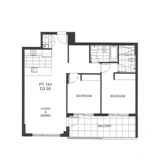 Floorplan of Homely apartment listing, 314/91B Grima Street, Schofields NSW 2762