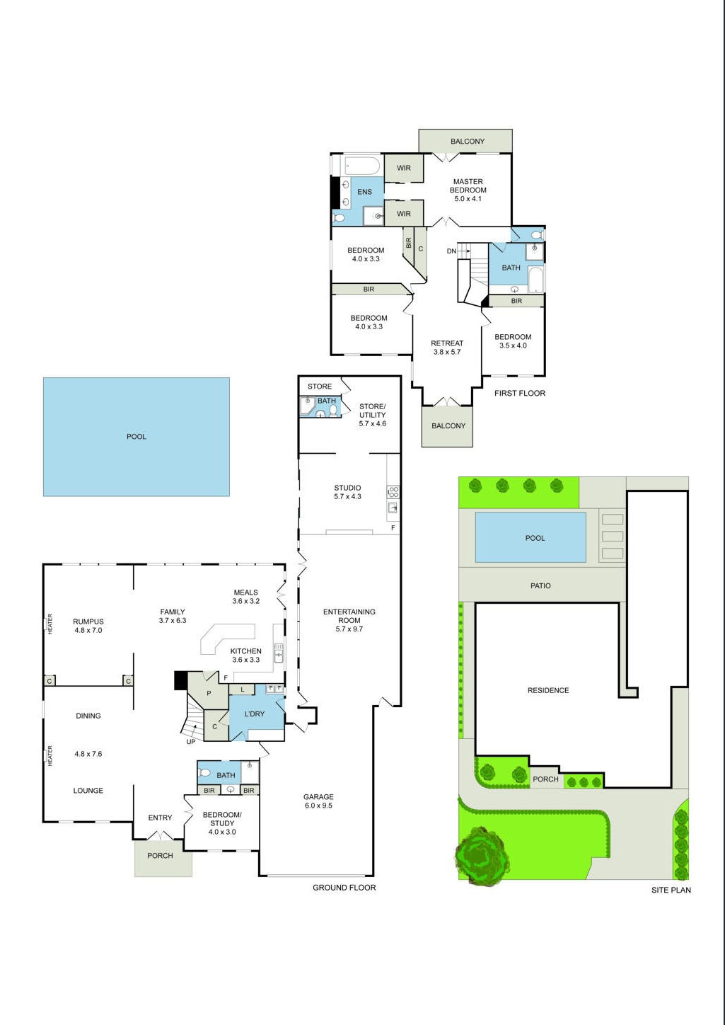 Floorplan of Homely house listing, 4 Jackson Place, Caroline Springs VIC 3023