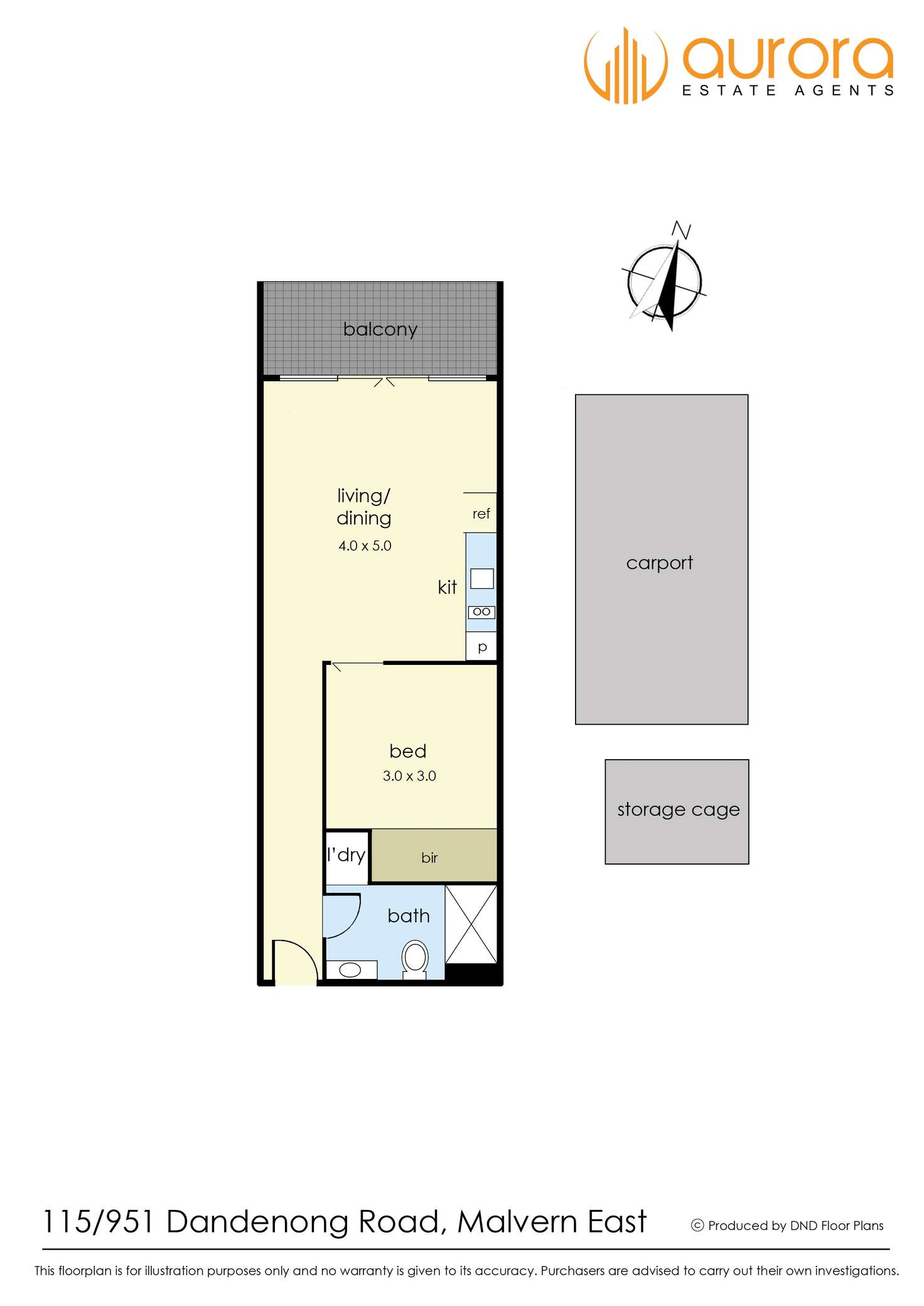 Floorplan of Homely apartment listing, 115/951 Dandenong Road, Malvern East VIC 3145