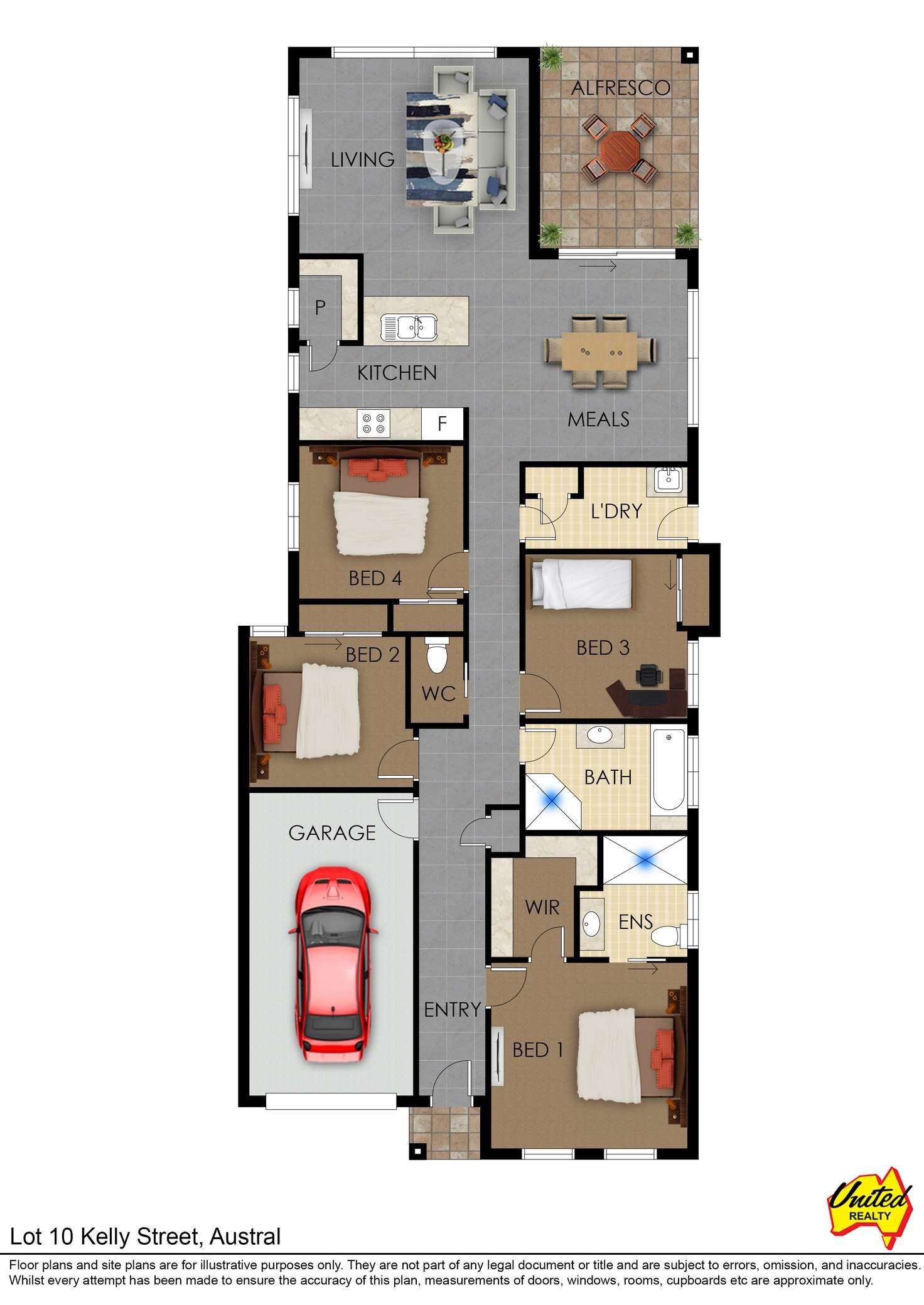 Floorplan of Homely house listing, 248 Kelly Street, Austral NSW 2179