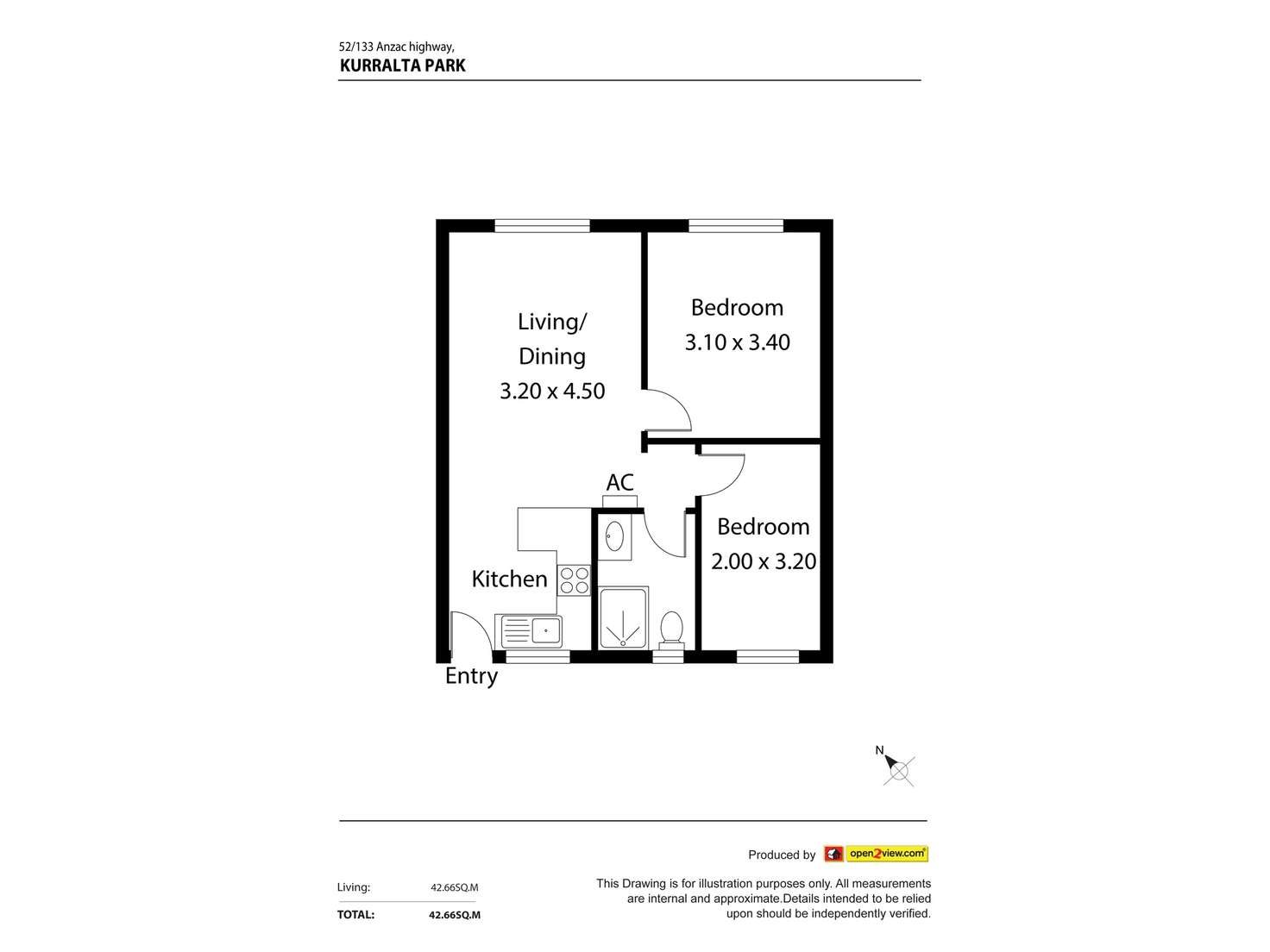 Floorplan of Homely unit listing, 51/133 Anzac Highway, Kurralta Park SA 5037