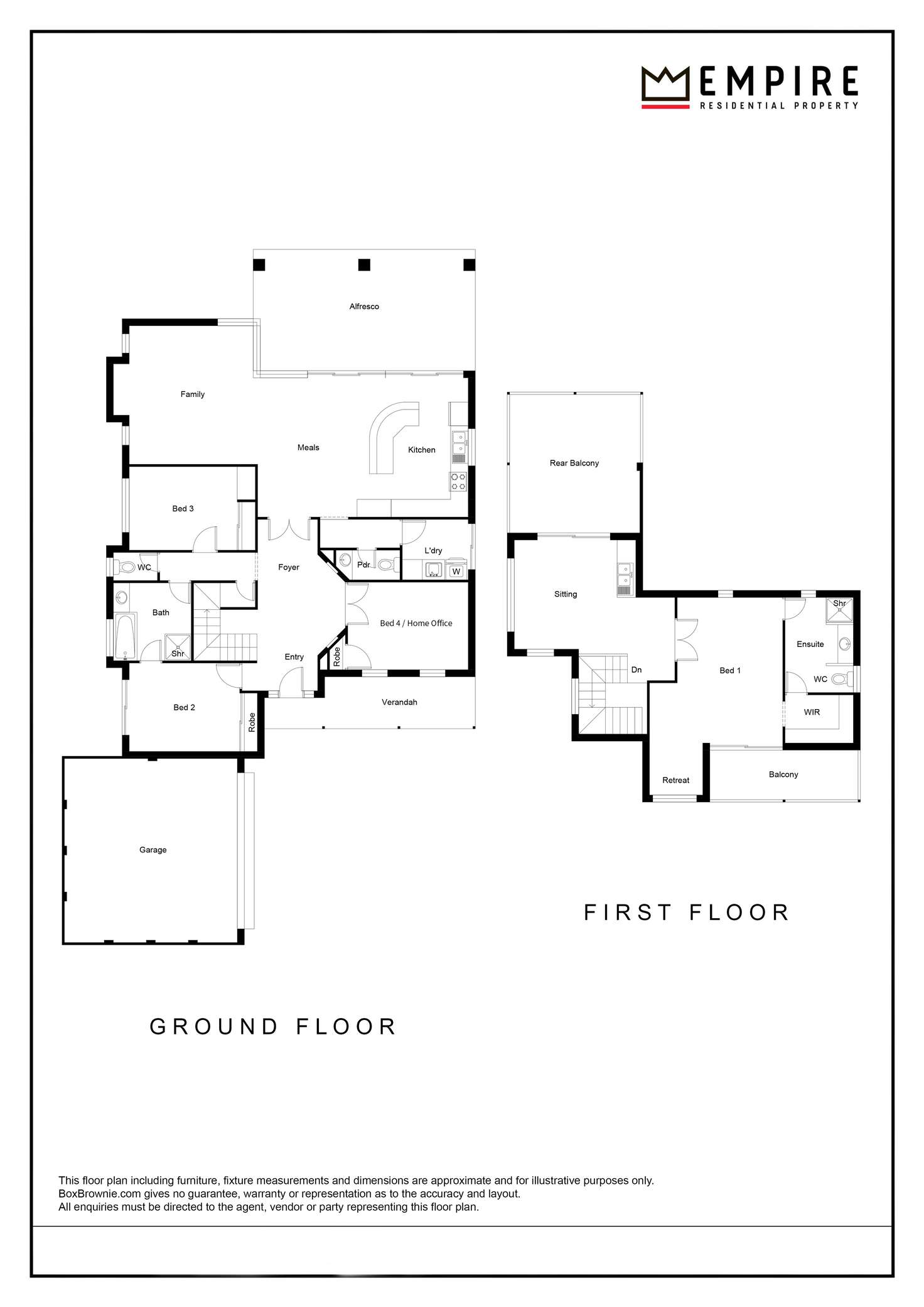 Floorplan of Homely house listing, 5 Leitrim Lane, Beaconsfield WA 6162