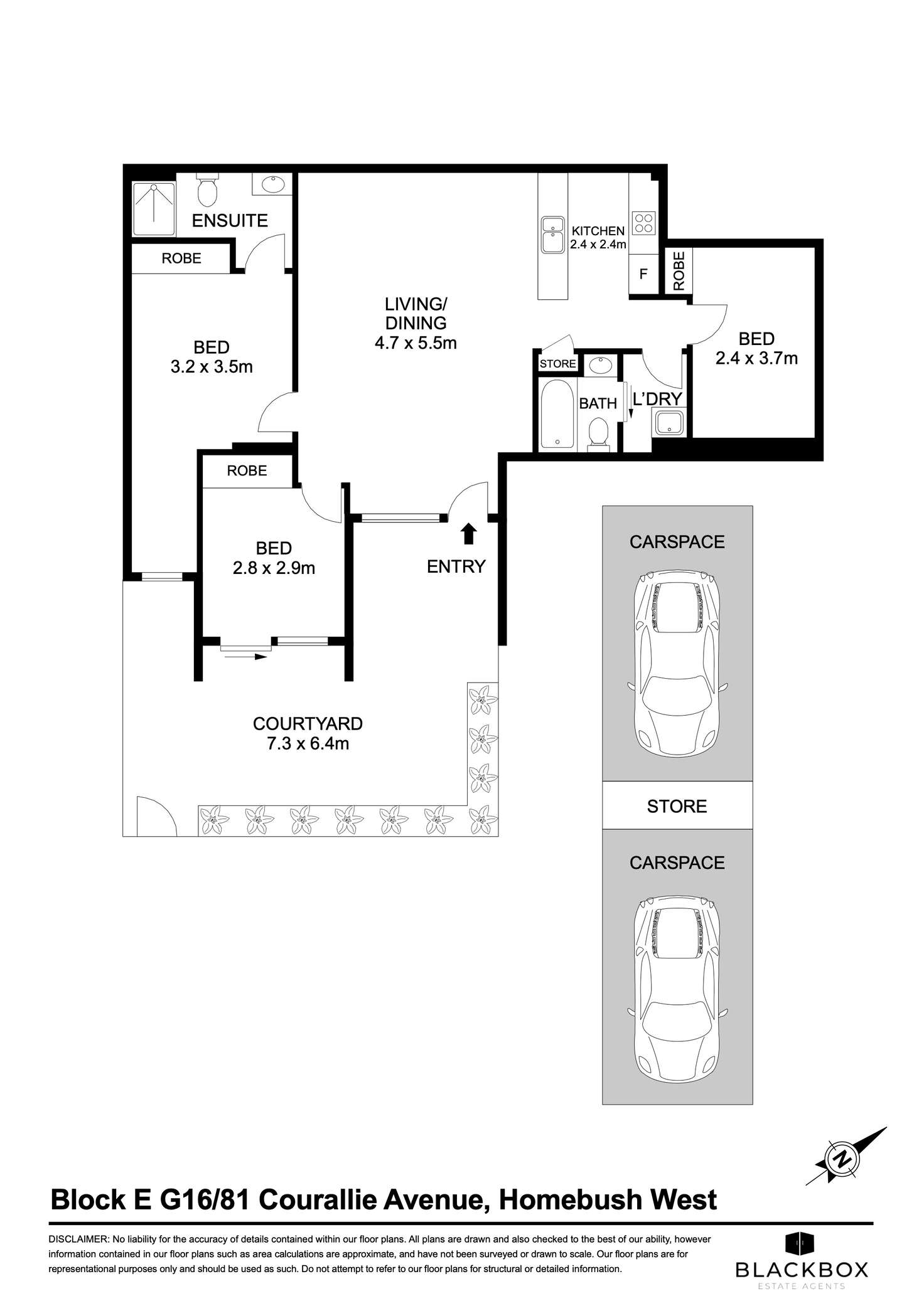 Floorplan of Homely apartment listing, Block E G16/81-86 Courallie Ave, Homebush West NSW 2140