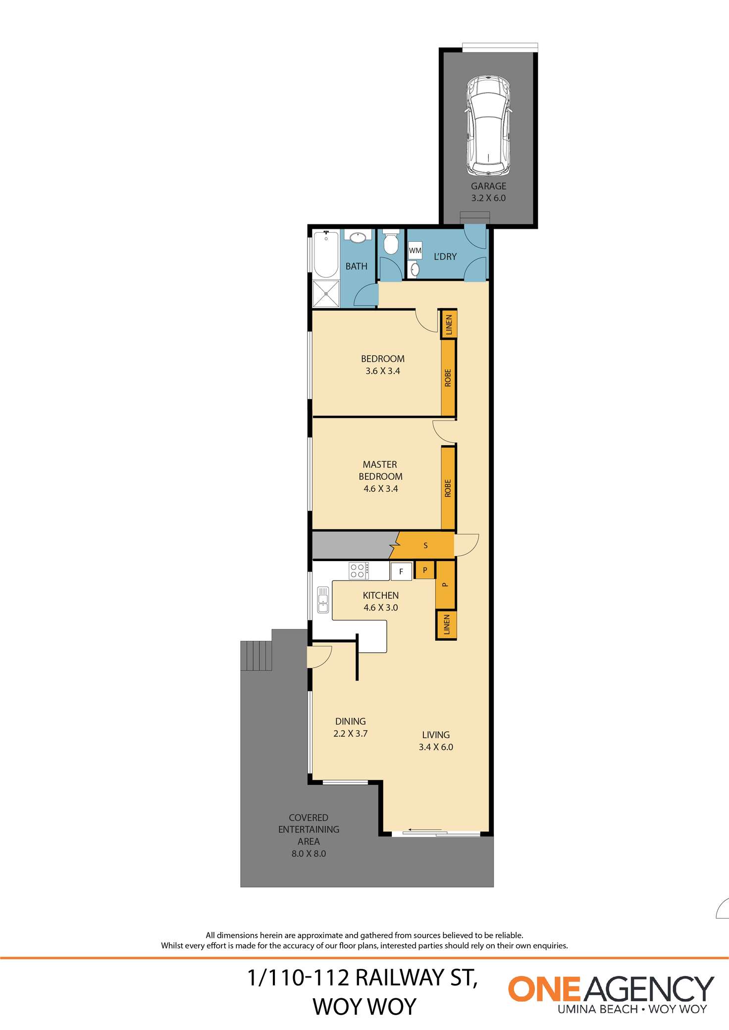 Floorplan of Homely apartment listing, 1/110 - 112 Railway Street, Woy Woy NSW 2256
