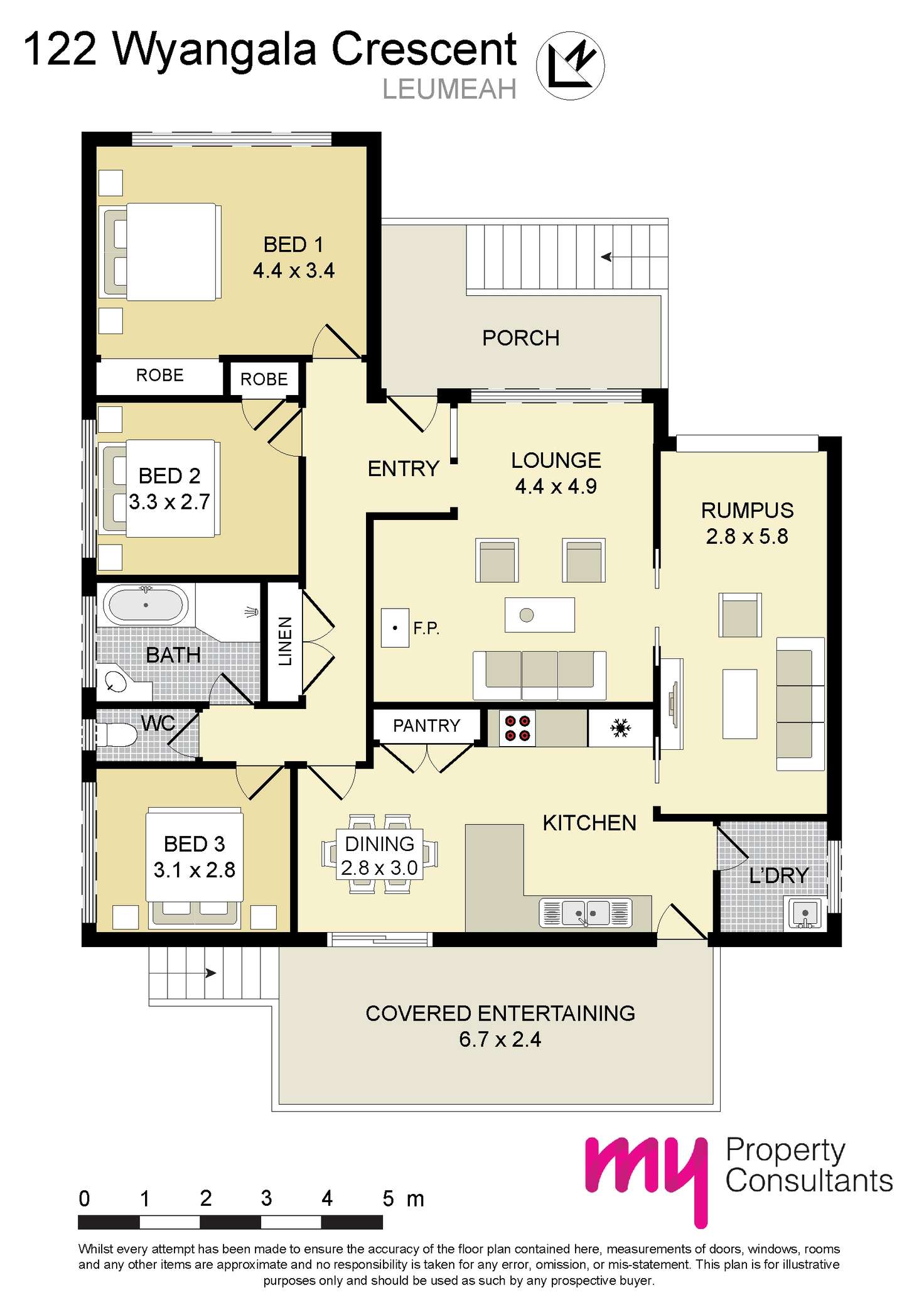 Floorplan of Homely house listing, 122 Wyangala Crescent, Leumeah NSW 2560