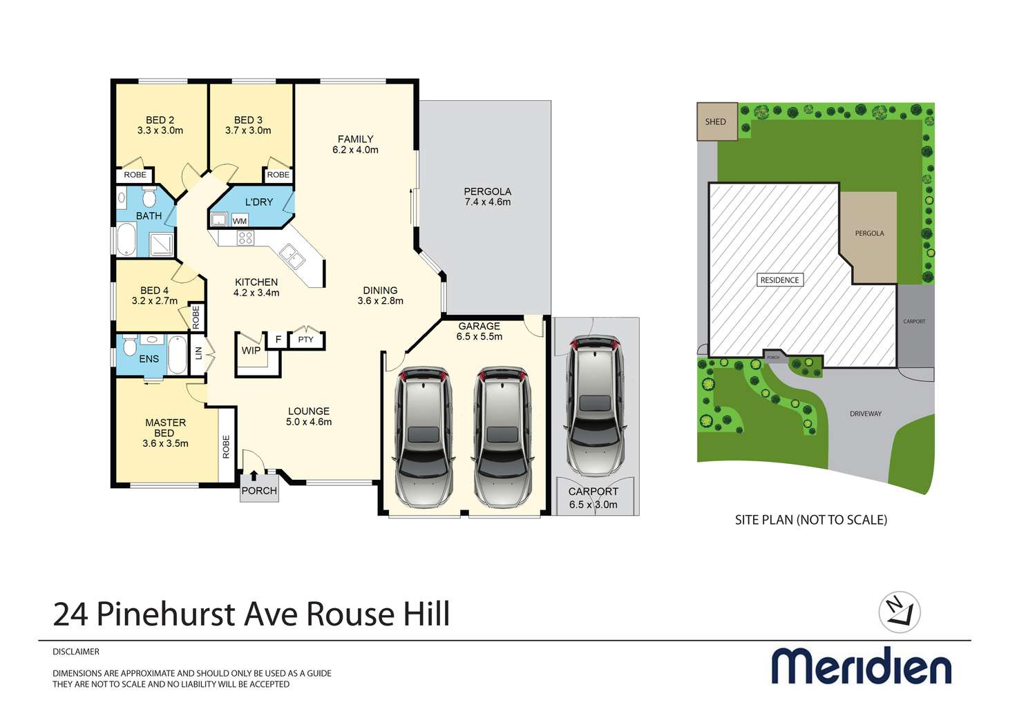 Floorplan of Homely house listing, 24 Pinehurst Avenue, Rouse Hill NSW 2155