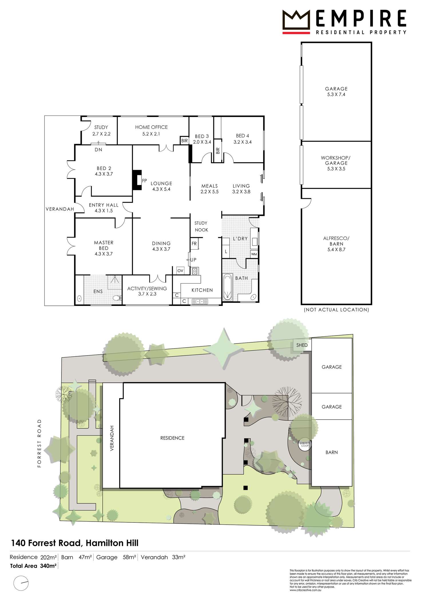 Floorplan of Homely house listing, 140 Forrest Road, Hamilton Hill WA 6163