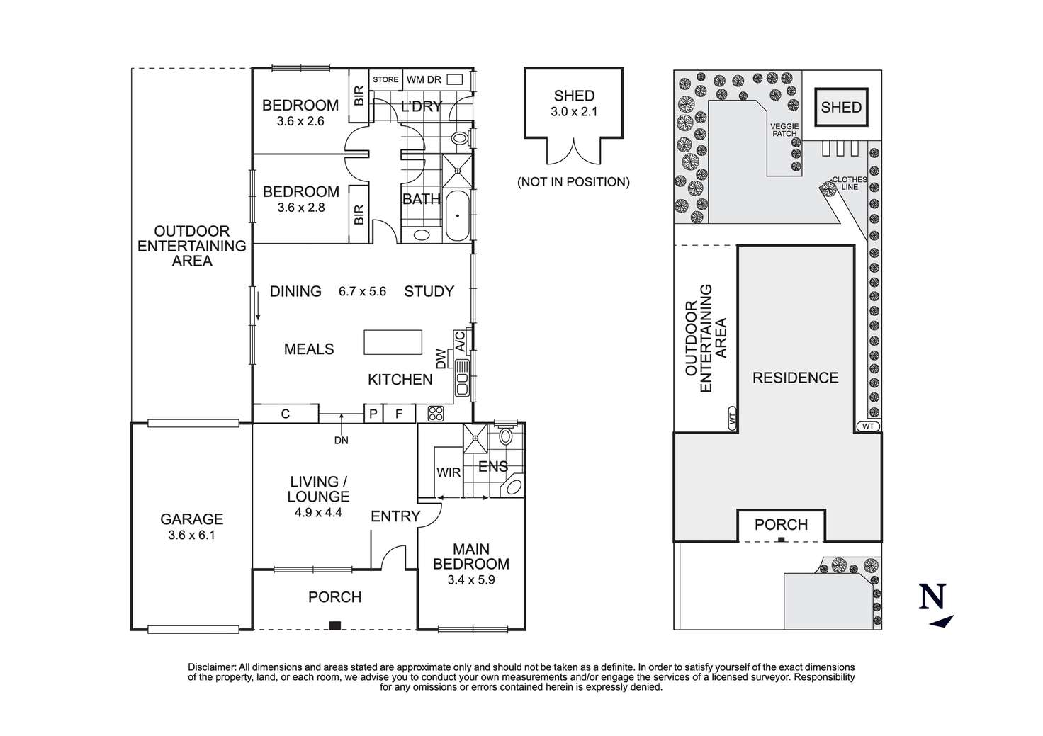Floorplan of Homely house listing, 1 Cottage Close, Roxburgh Park VIC 3064