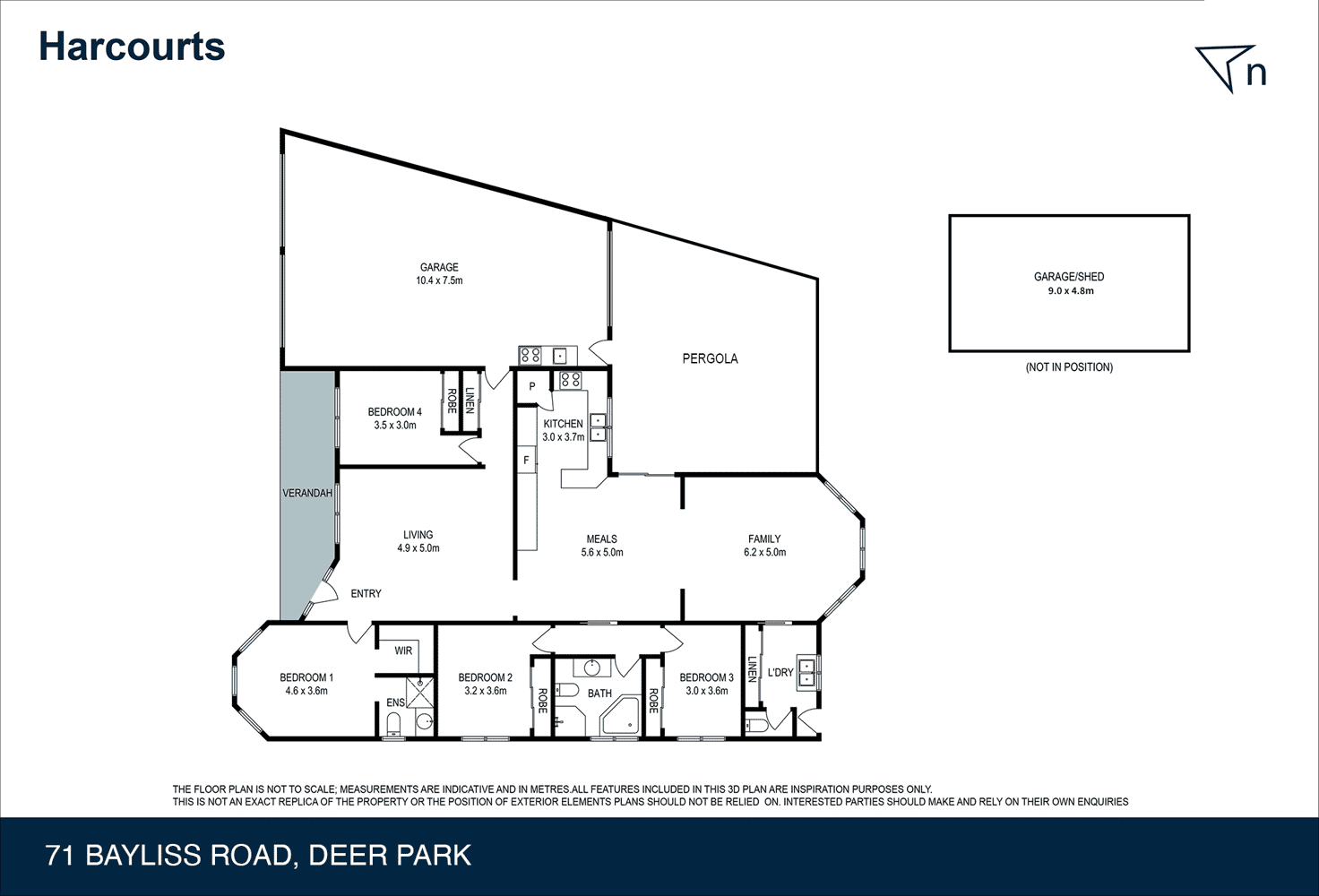 Floorplan of Homely house listing, 71 Bayliss Road, Deer Park VIC 3023