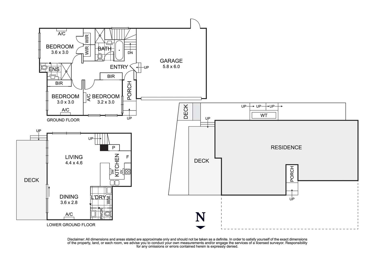 Floorplan of Homely townhouse listing, 28 Hutchison Street, Niddrie VIC 3042