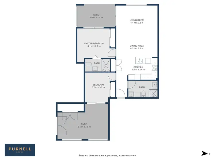 Floorplan of Homely apartment listing, 1/16 Berrigan Crescent, O'connor ACT 2602