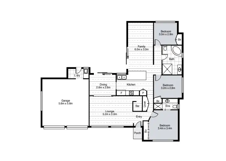 Floorplan of Homely house listing, 90 Hawthorne Road, Bargo NSW 2574