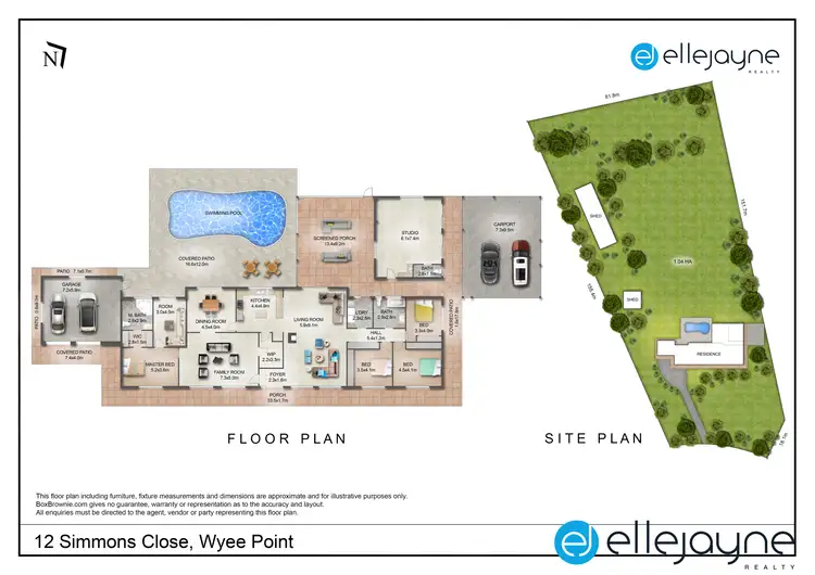Floorplan of Homely rural property listing, 12 Simmons Close, Wyee Point NSW 2259