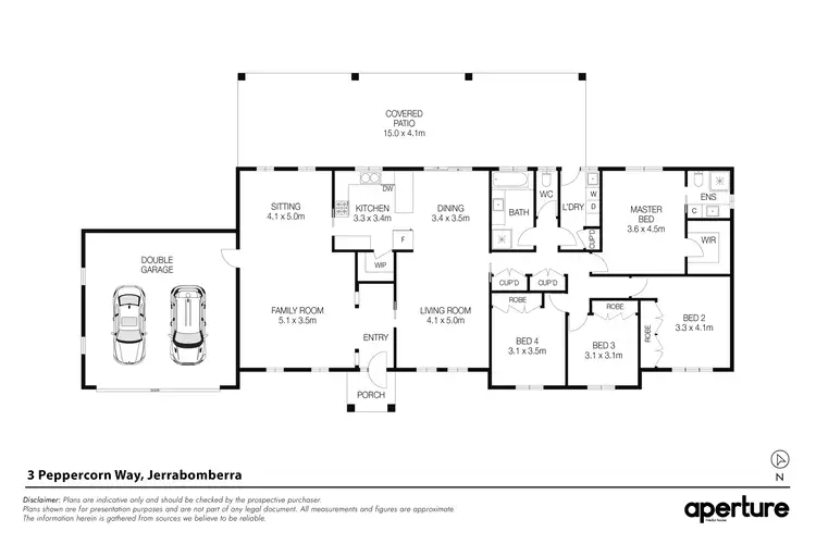 Floorplan of Homely house listing, 3 Peppercorn Way, Jerrabomberra NSW 2619