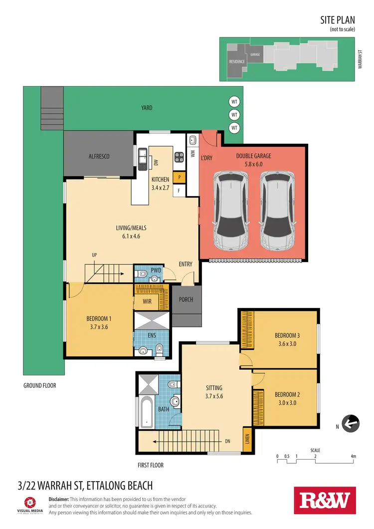 Floorplan of Homely townhouse listing, 3/21 Warrah Street, Ettalong Beach NSW 2257
