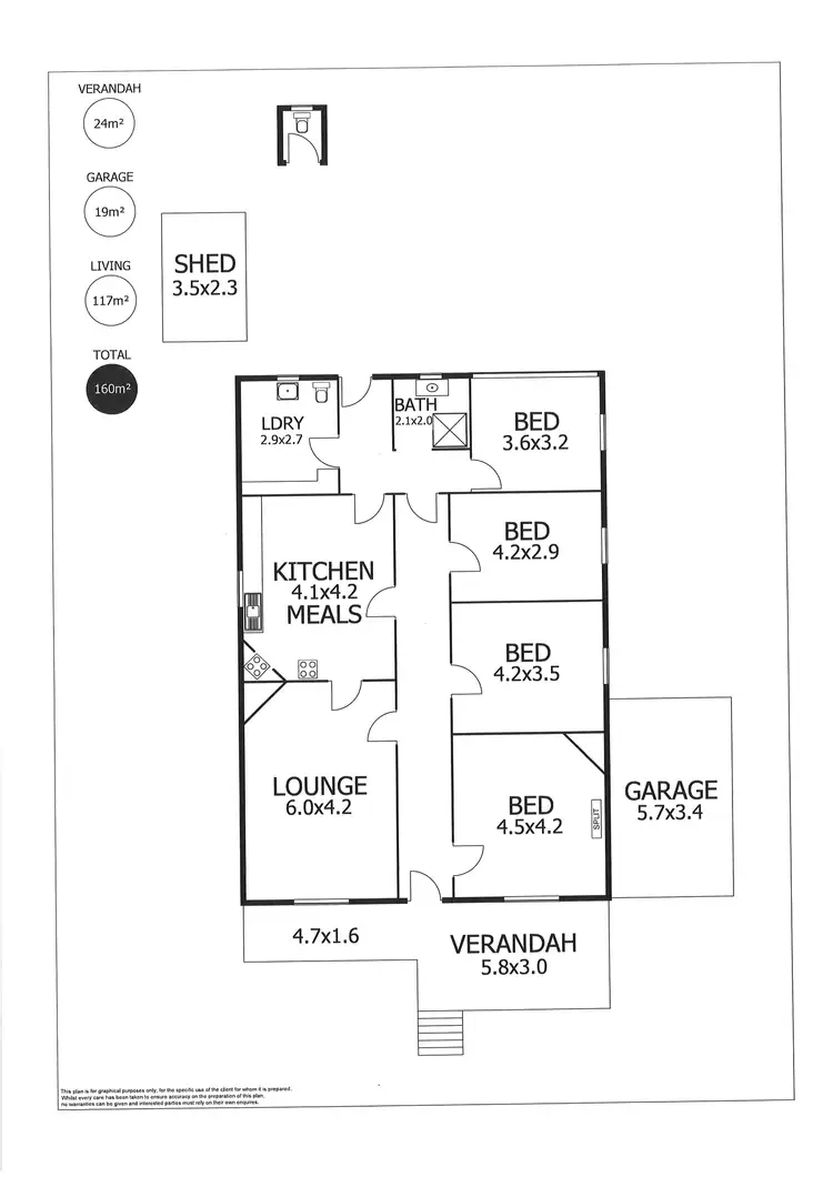 Floorplan of Homely house listing, 43 Beatty Terrace, Murray Bridge SA 5253