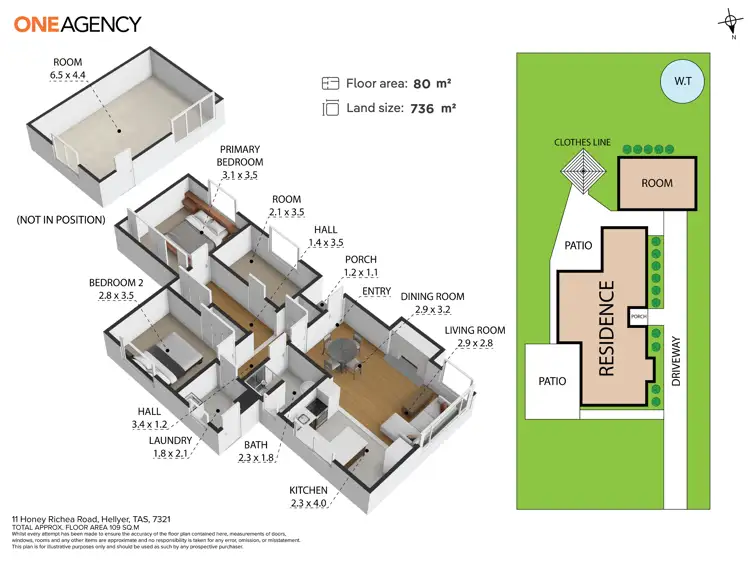 Floorplan of Homely house listing, 11 Honey Richea Road, Hellyer TAS 7321