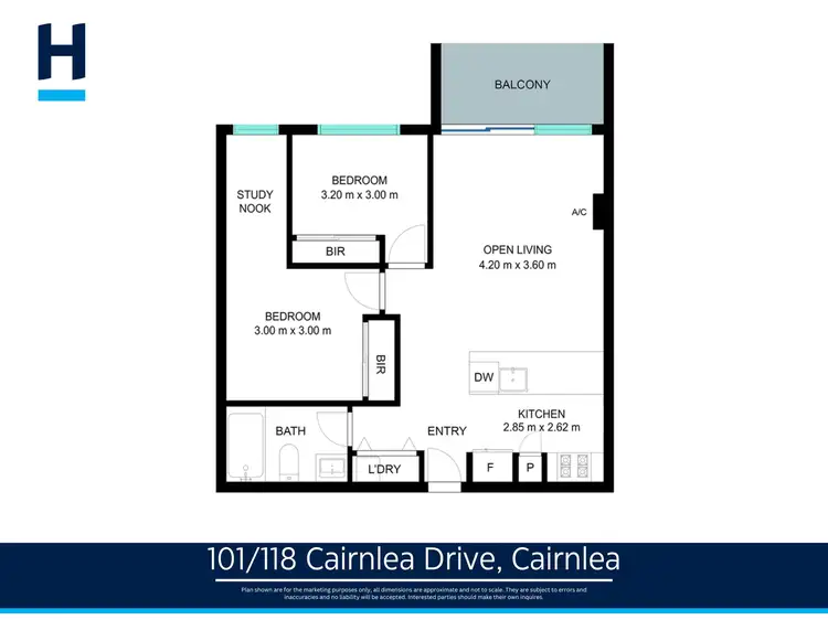 Floorplan of Homely apartment listing, 101/118 Cairnlea Drive, Cairnlea VIC 3023