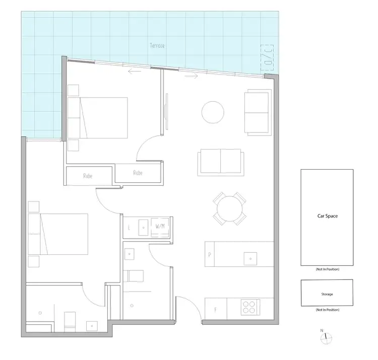 Floorplan of Homely apartment listing, 510/1228 Nepean Highway, Cheltenham VIC 3192