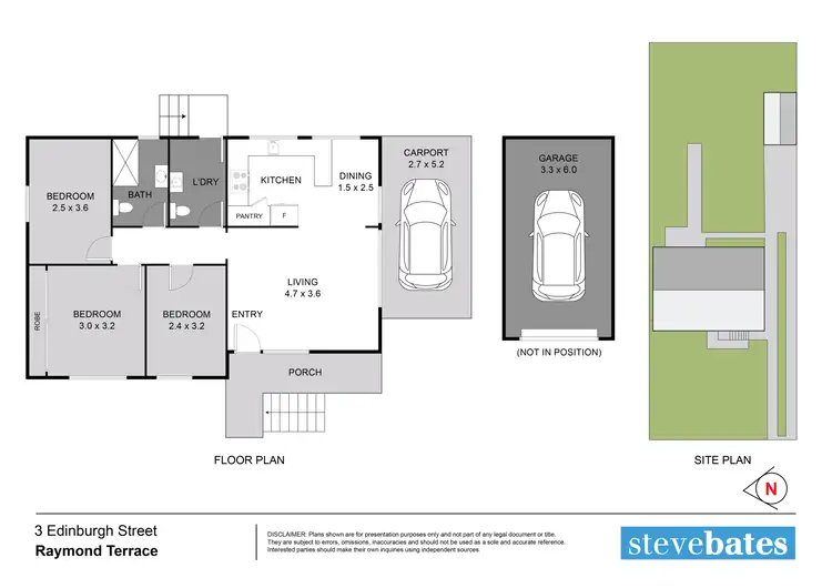 Floorplan of Homely house listing, 3 Edinburgh Street, Raymond Terrace NSW 2324