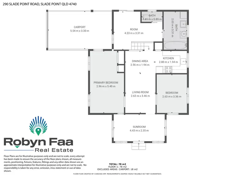 Floorplan of Homely house listing, 290 Slade Point Road, Slade Point QLD 4740