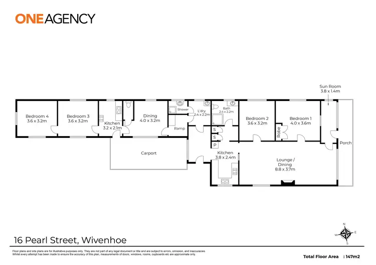 Floorplan of Homely house listing, 16 Pearl Street, Wivenhoe TAS 7320
