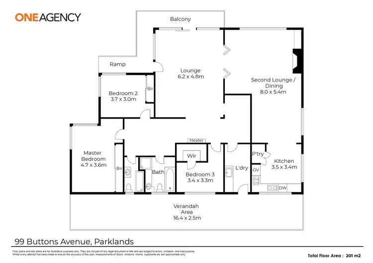 Floorplan of Homely house listing, 99 Button Avenue, Parklands TAS 7320