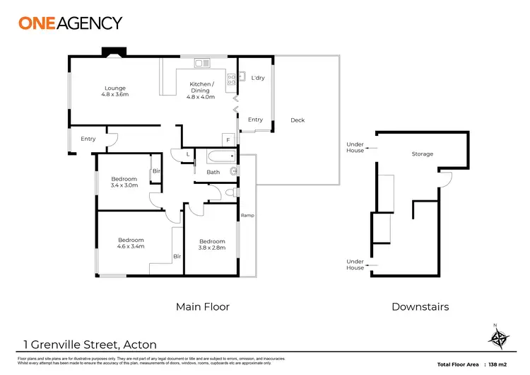 Floorplan of Homely house listing, 1 Grenville Street, Acton TAS 7320