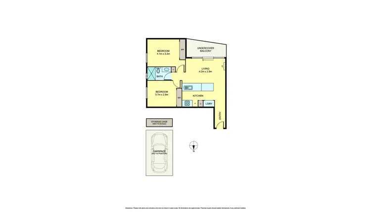 Floorplan of Homely apartment listing, 407/26 Breese Street, Brunswick VIC 3056