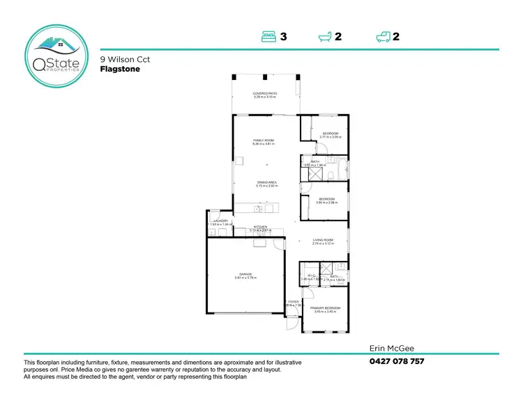 Floorplan of Homely house listing, 9 Wilson Circuit, Flagstone QLD 4280