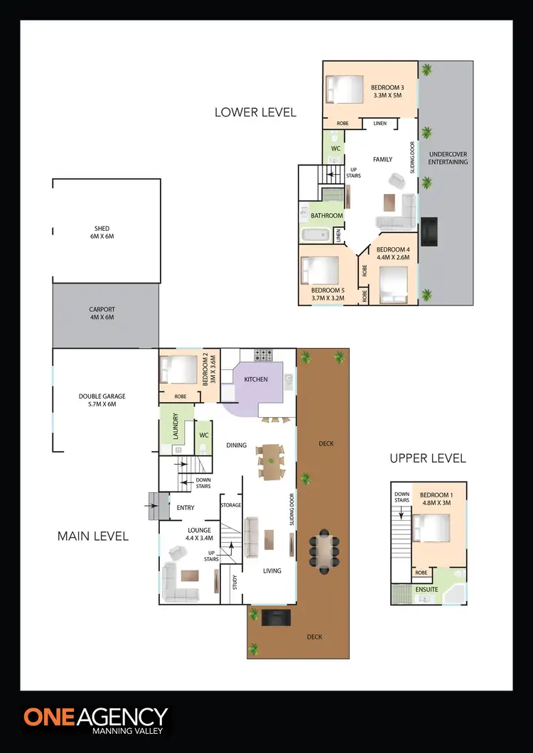 Floorplan of Homely rural property listing, 1 Iluka Circuit, Taree NSW 2430