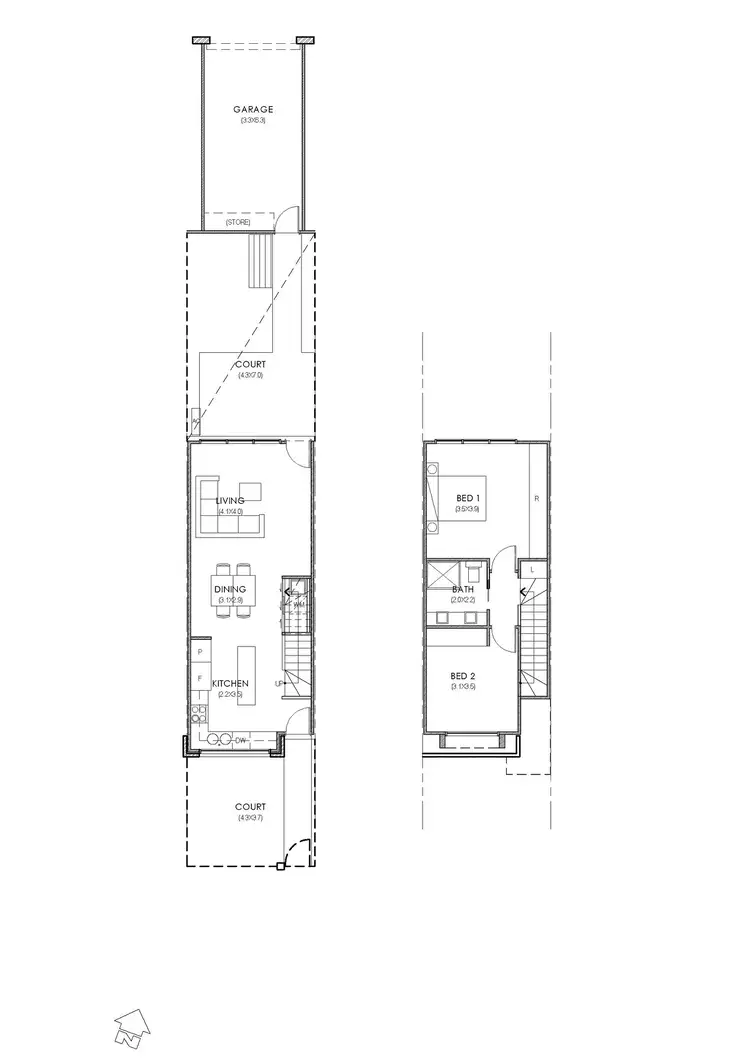 Floorplan of Homely terrace listing, 103 Gorman Drive, Googong NSW 2620