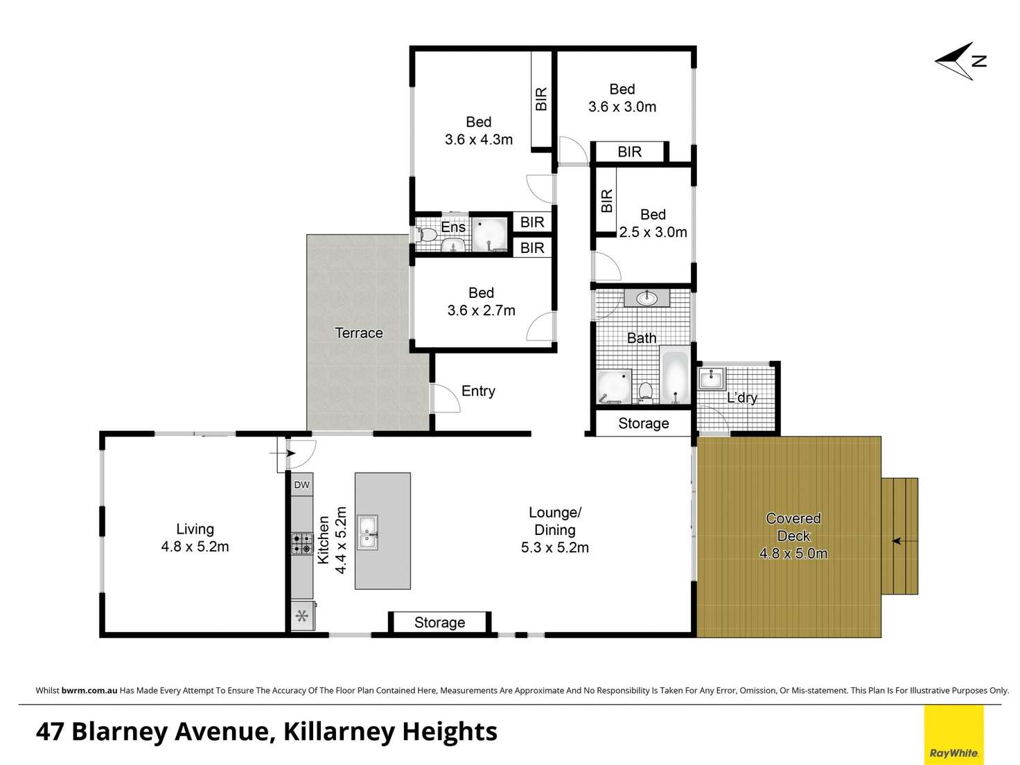 Floorplan of Homely house listing, 47 Blarney Avenue, Killarney Heights NSW 2087