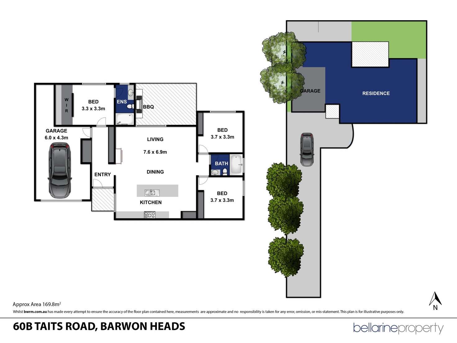 Floorplan of Homely house listing, 60b Taits Road, Barwon Heads VIC 3227