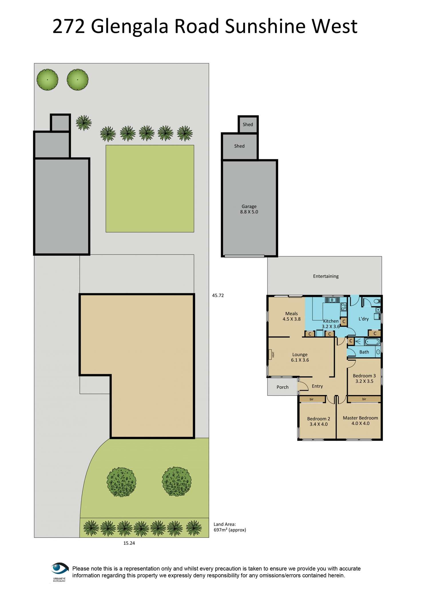 Floorplan of Homely house listing, 272 Glengala Road, Sunshine West VIC 3020