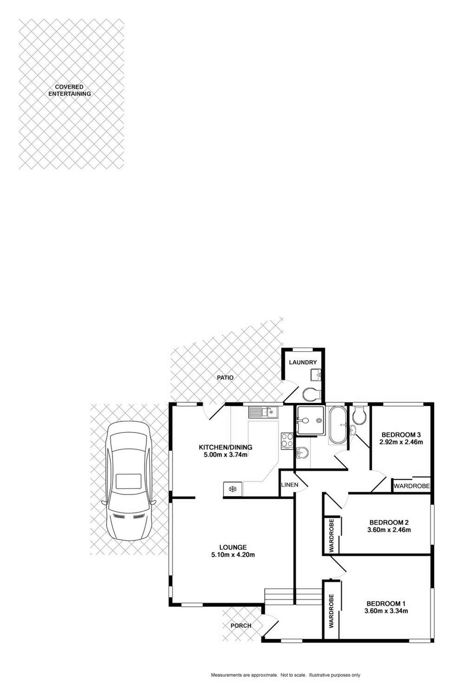 Floorplan of Homely house listing, 3 Glencoe Ave, Werrington County NSW 2747