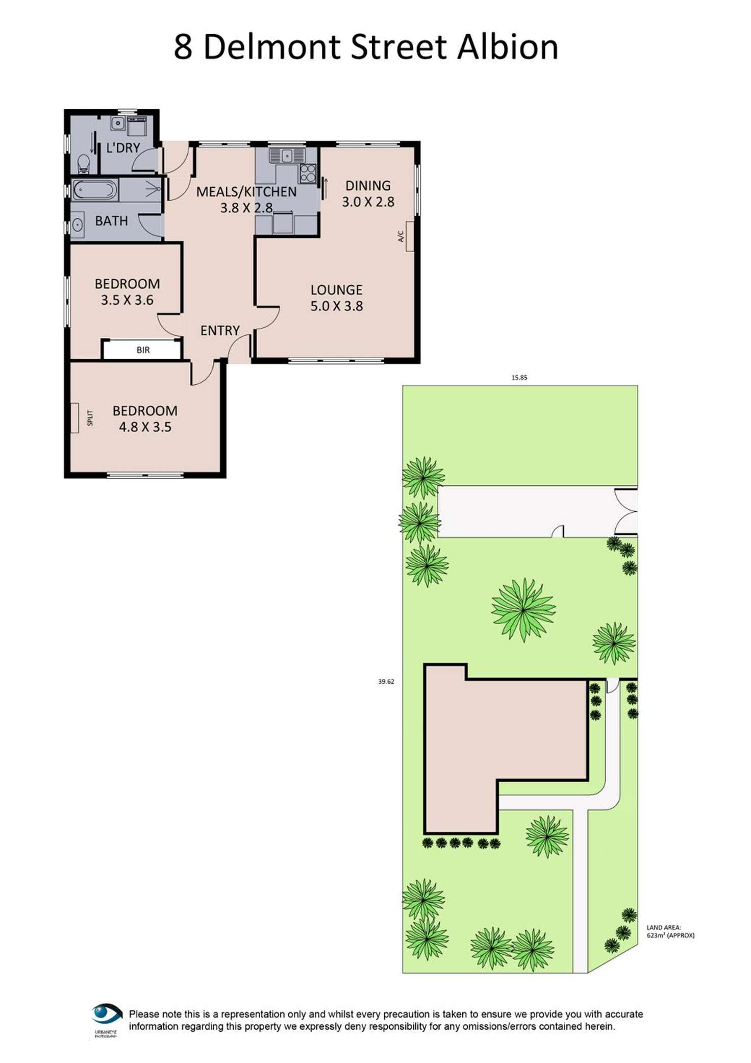 Floorplan of Homely house listing, 8 Delmont Street, Albion VIC 3020