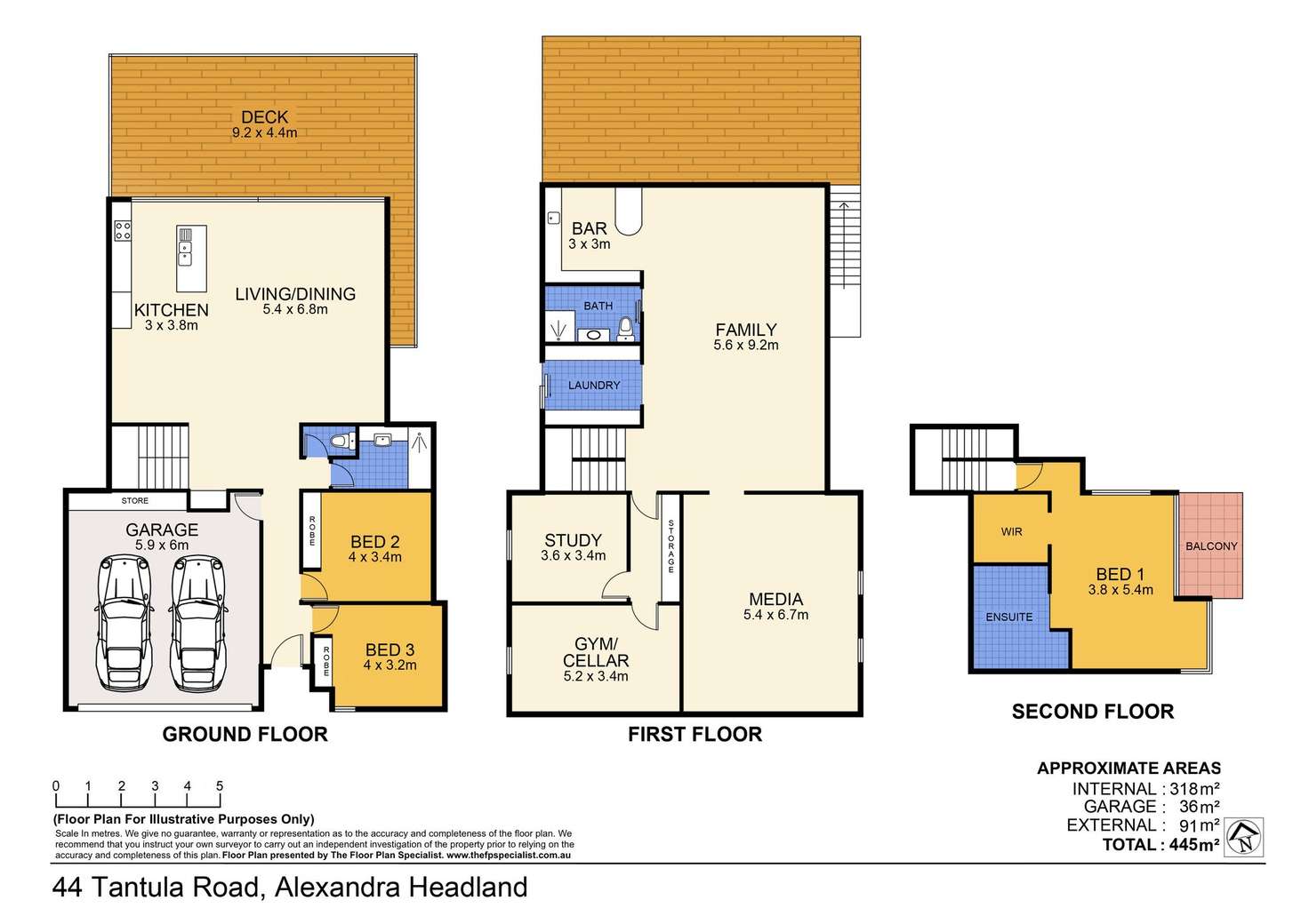 Floorplan of Homely house listing, 44 Tantula Road East, Alexandra Headland QLD 4572